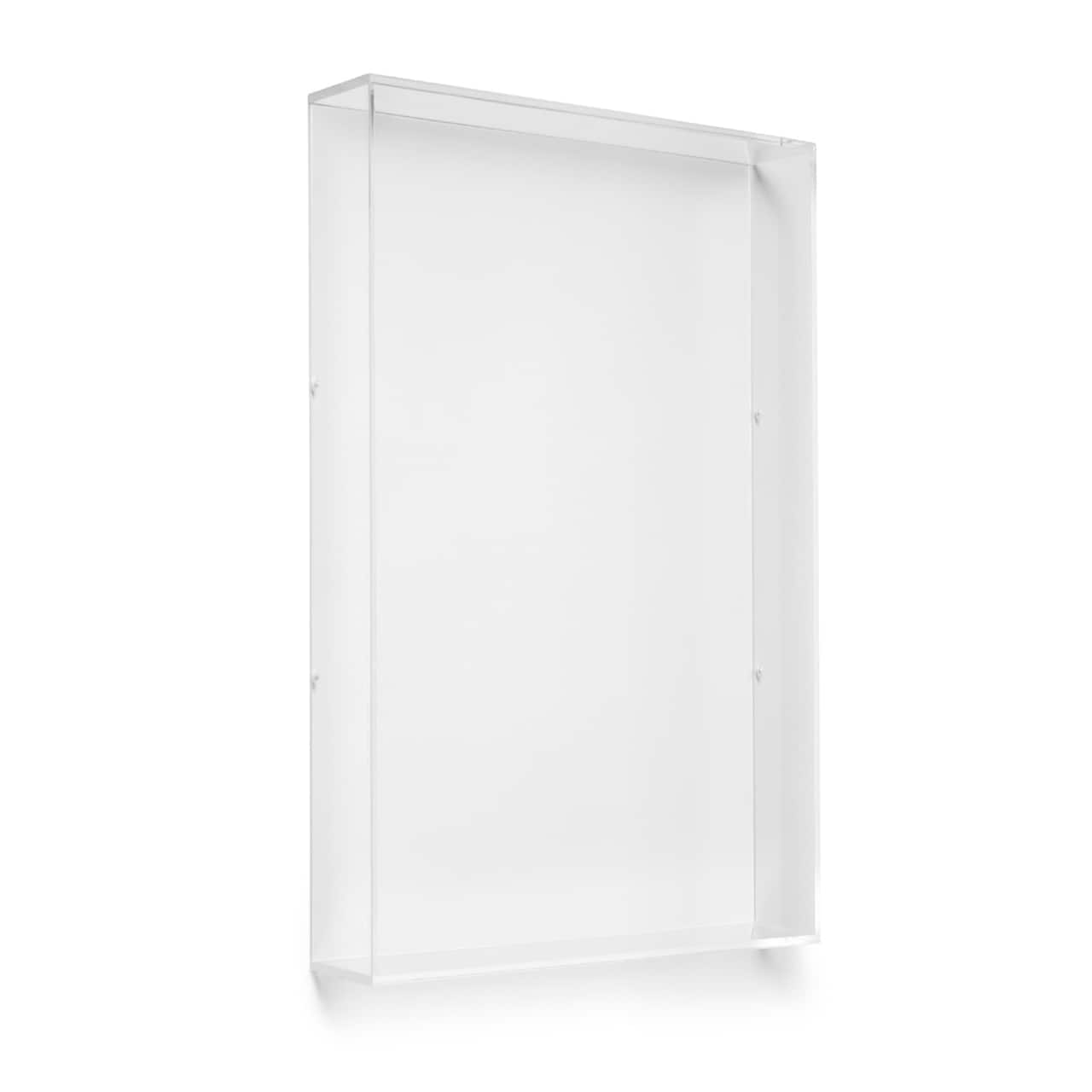Wexel Art 2" UV Grade Clear Acrylic Backless Shadowbox Lid